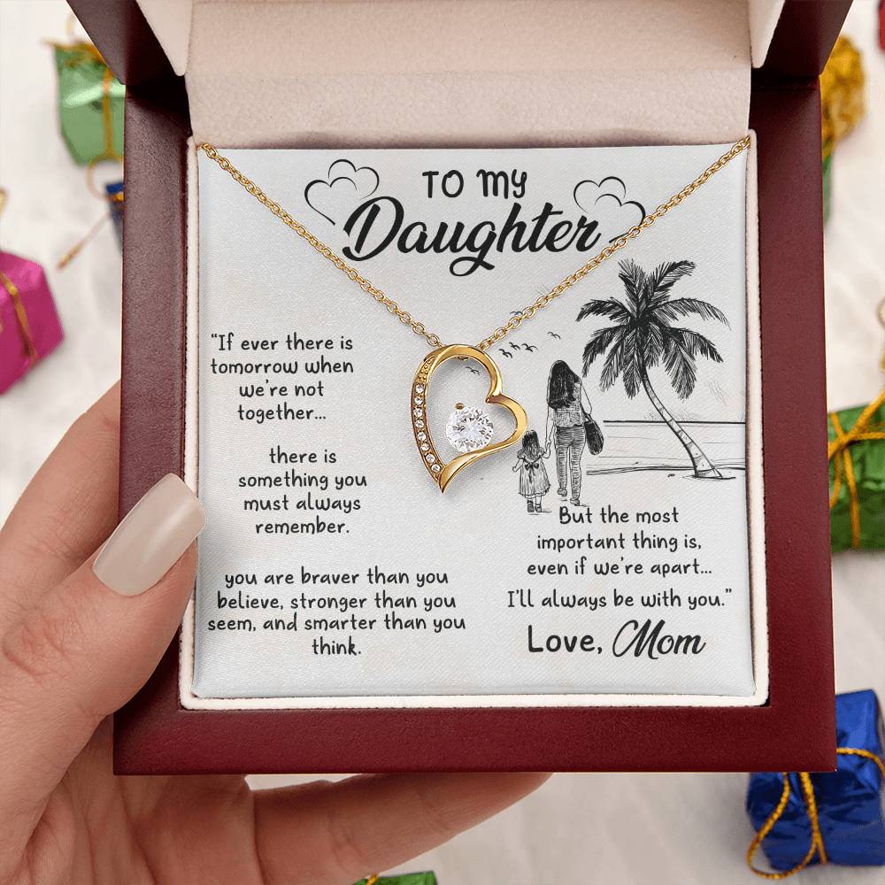 Gift For Daughter From Mom Someday When Pages Of My Life Ends Daughter Necklace Gift For Daughter Daughter Jewelry Mother Daughter Forever Love Necklace