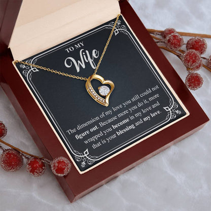To My Wife 4 Forever Love Necklace