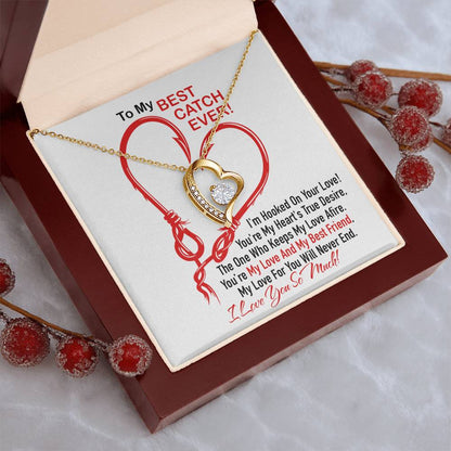 Forever Love Necklace - Best Catch Ever! Forever Love Necklace