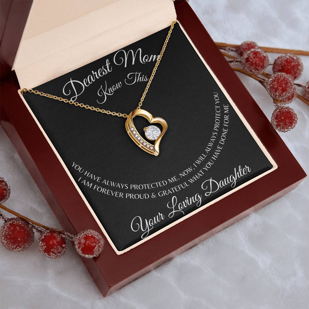 Dearest Mom Know This 1 Forever Love Necklace