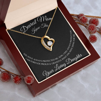 Dearest Mom Know This 1 Forever Love Necklace