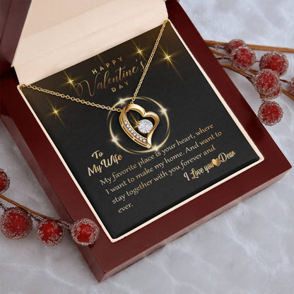 To My Wife I Love You Forever Love Necklace. 1 Forever Love Necklace