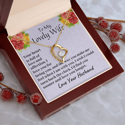 To My Wife I Love You For Being You Necklace 1 Forever Love Necklace