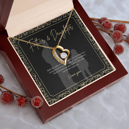 Father And Daughter 1.8 Forever Love Necklace
