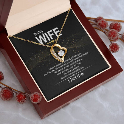 To My Wife I Love You Message Tmw14 1 Forever Love Necklace