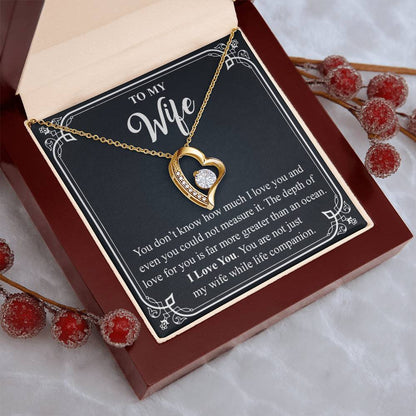 To My Wife 3 Forever Love Necklace