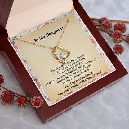 Gift For Daughter The Most Precious Gift For Daughter From Dad To My Daughter Necklace Daughter Gift From Dad Daughter Birthday Gift Forever Love Necklace