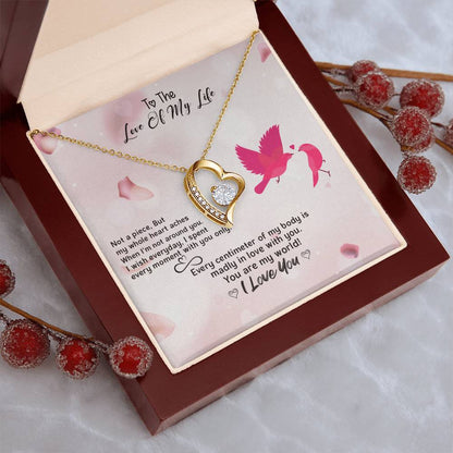 You Are My World To Love 1 Forever Love Necklace