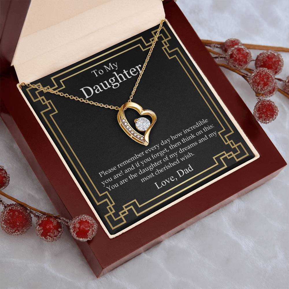 You Are My Most Cherished Wish Forever Love Necklace