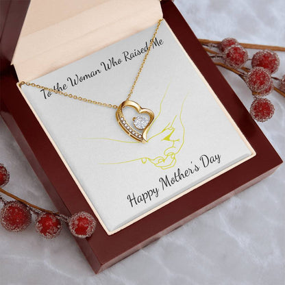 To The Women Who Rice Me Happy Mother's Day Necklace 1 Forever Love Necklace