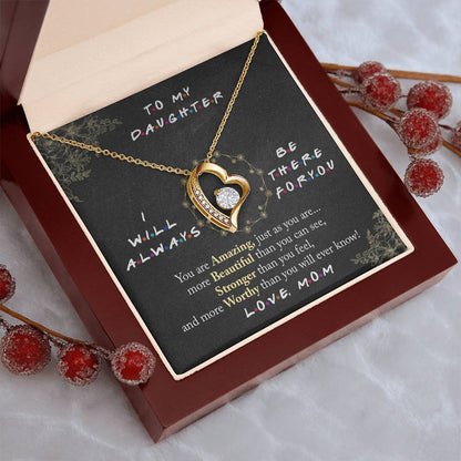 Daughter Gift Necklace Daughter Gift From Mom Daughter Birthday Gift Daughter Necklace Daughter Gift To My Daughter Love Knot Forever Love Necklace