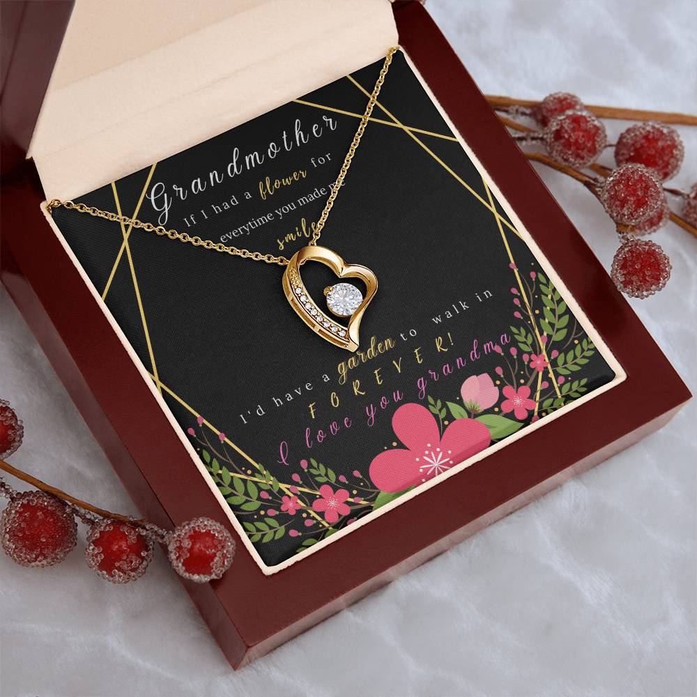 Garden Of Love To My Grandma Forever Love Necklace 1 Forever Love Necklace