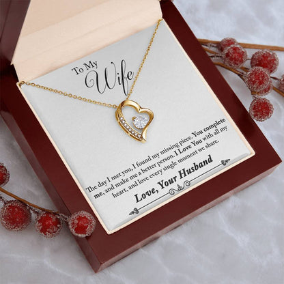 To Wife From Husband 1 Forever Love Necklace