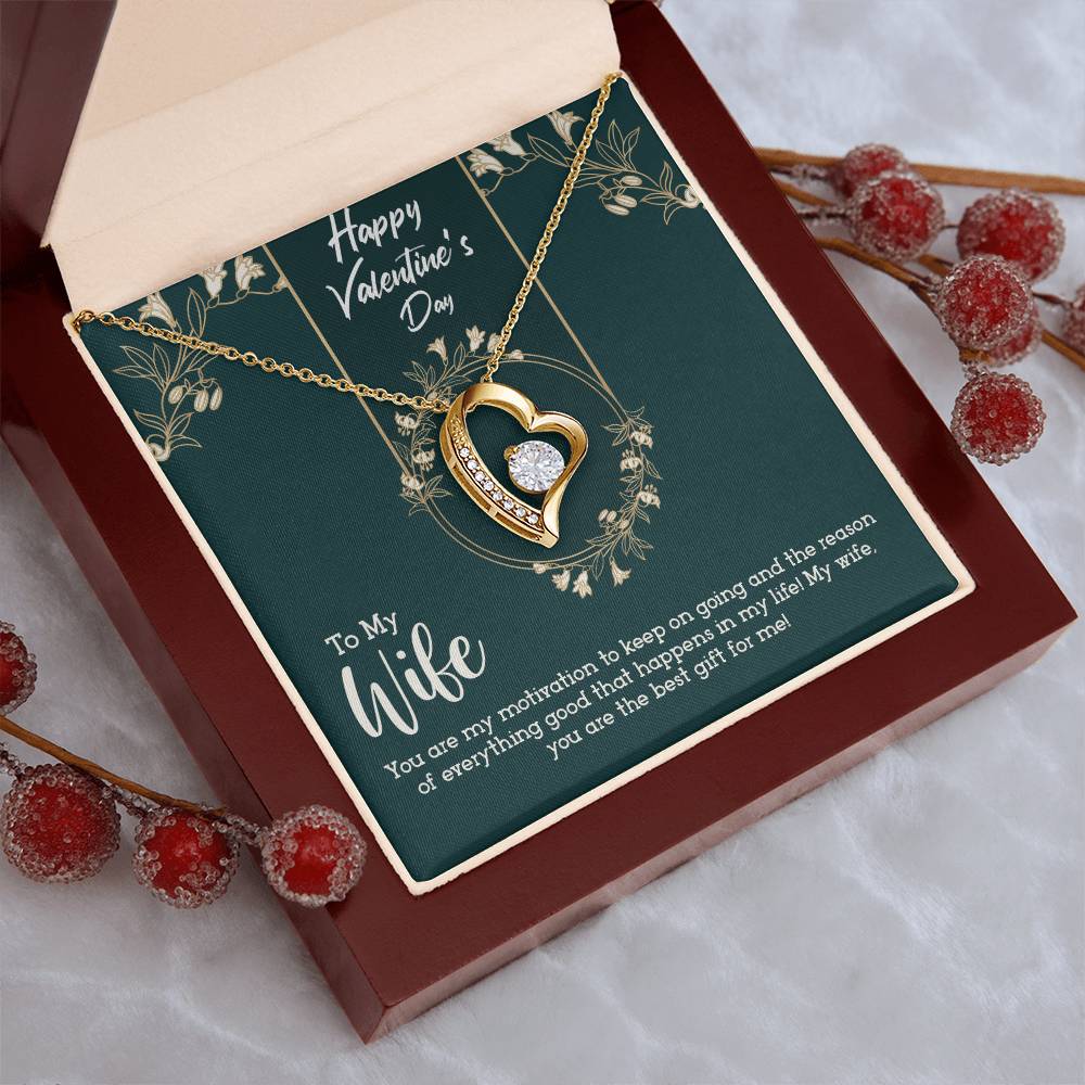 To My Wife - You're My Best Gift - Necklace Forever Love Necklace