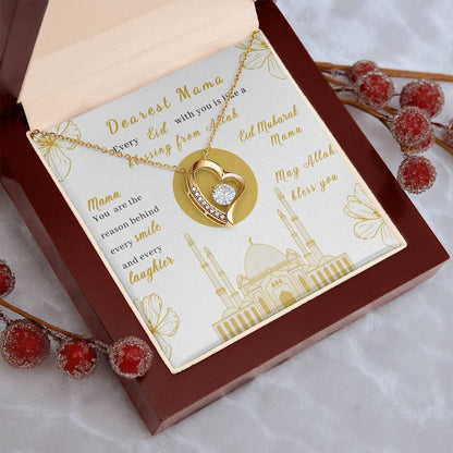 Beautiful Eid Gift For Mama Blessing From Allah 1 Forever Love Necklace