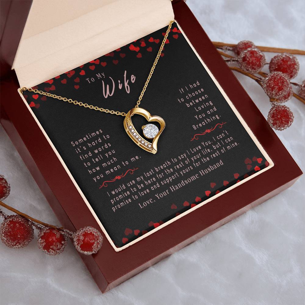 Forever Love Necklace From Handsome Husband 1 Forever Love Necklace