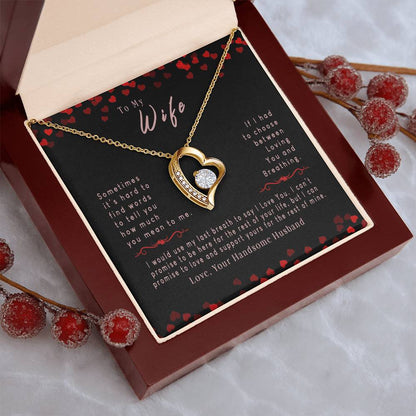 Forever Love Necklace From Handsome Husband 1 Forever Love Necklace