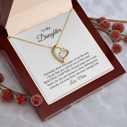 Daughter Beautiful Chapters - Necklace Forever Love Necklace
