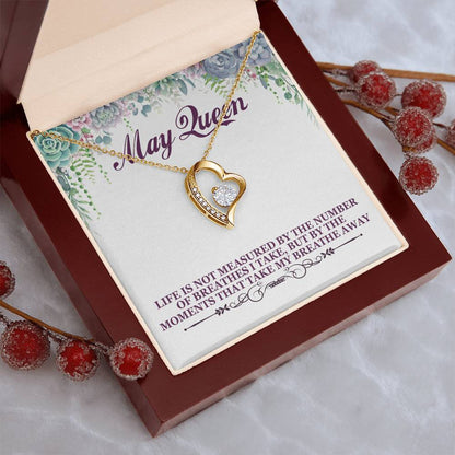 Born May Birthday Gift 5 1 Forever Love Necklace