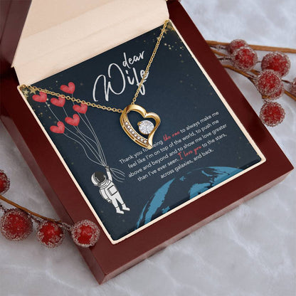 To My Wife Necklace Beyond The Stars 1 Forever Love Necklace