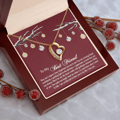 Best Friend Gift Jewelry Friend - Necklace Forever Love Necklace