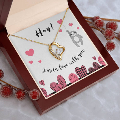 Valentine's Day In Love With You 1 Forever Love Necklace