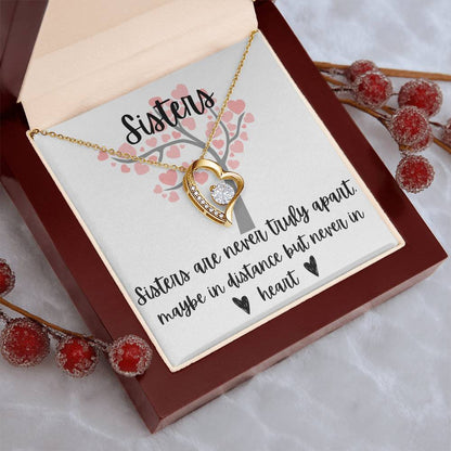 Best Friend Birthday Gift For Her To My Soul Sister And Best Friend Best Friend Thank You Gift For Friend Christmas Gifts Forever Love Necklace