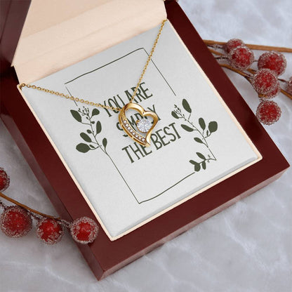 You Are Simply The Best Mother's Day Wife Girlfriend Forever Love Necklace