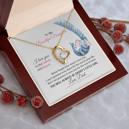 Dad To Daughter Forever Love Necklace