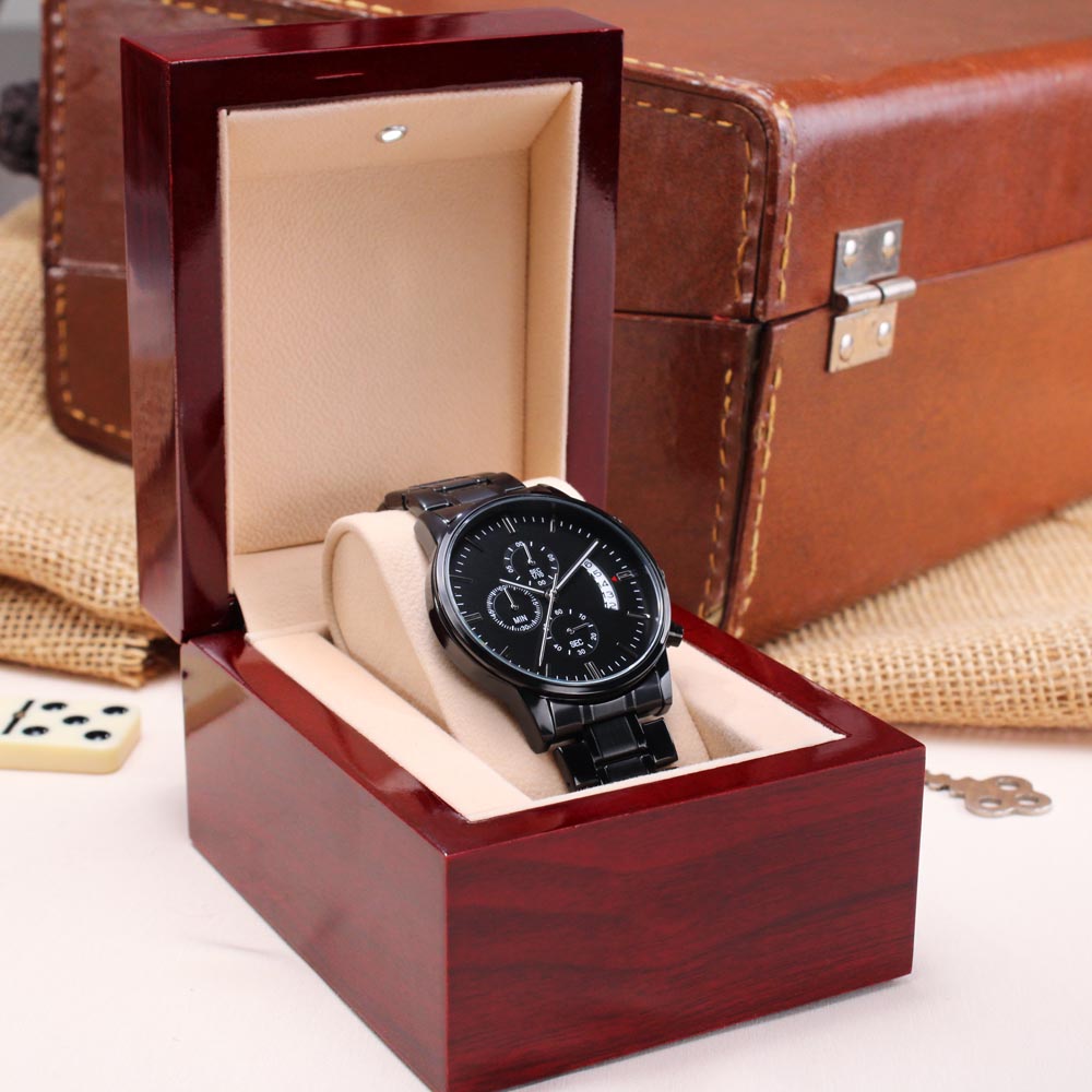 Customizable North Watch Engraving Chronograph Watch
