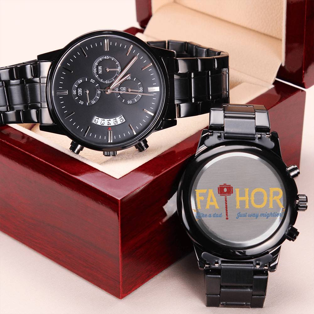 Fa-thor Watch Engraving Chronograph Watch