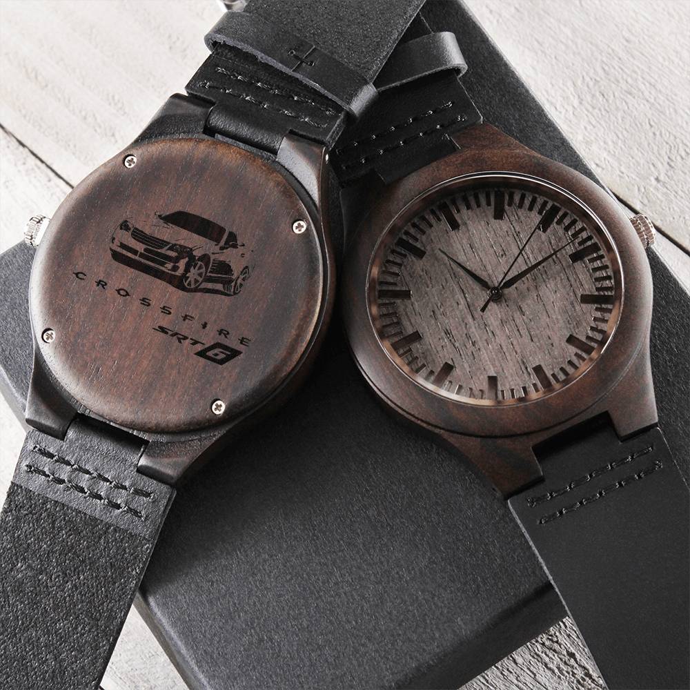 Chrysler Crossfire Roadster Srt6 Sandalwood Engraved Watch For The Crossfire Lover Engraved Wooden Watch