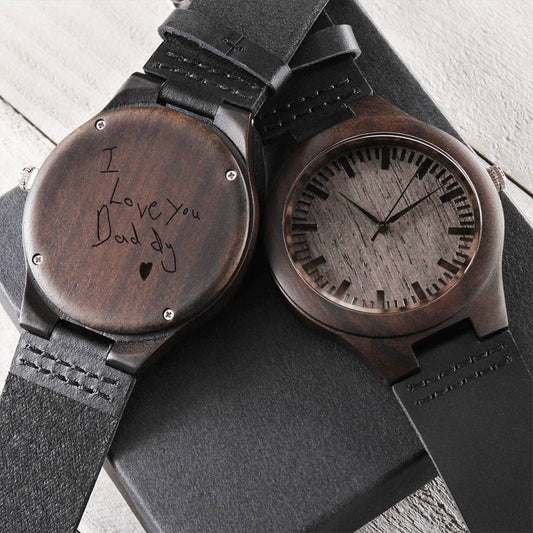 Engraved Watch Gift For Dad Father’S Day Gift For Daddy Birthday Gift For Dad Engraved Watch For Him Cool Father Gift 2 Engraved Wooden Watch