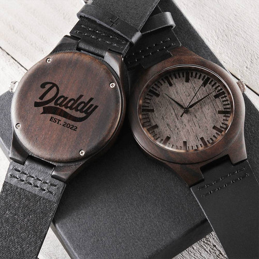 Engraved Watch Gift For Dad Father’S Day Gift For Daddy Birthday Gift For Dad Engraved Watch For Him Cool Father Gift 1 Engraved Wooden Watch