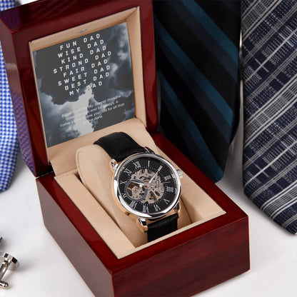 Dad Father's Day Openwork Watch