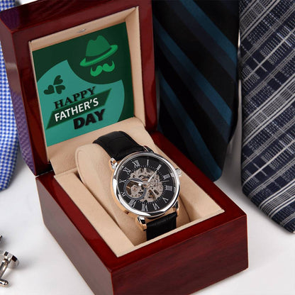 Watch For Dad  Father's Day Gift  Gift For Dad  Father Of The Bride Gift  Gift From Son  Gift From Daughter  Gift For Men  To Dad Openwork Watch