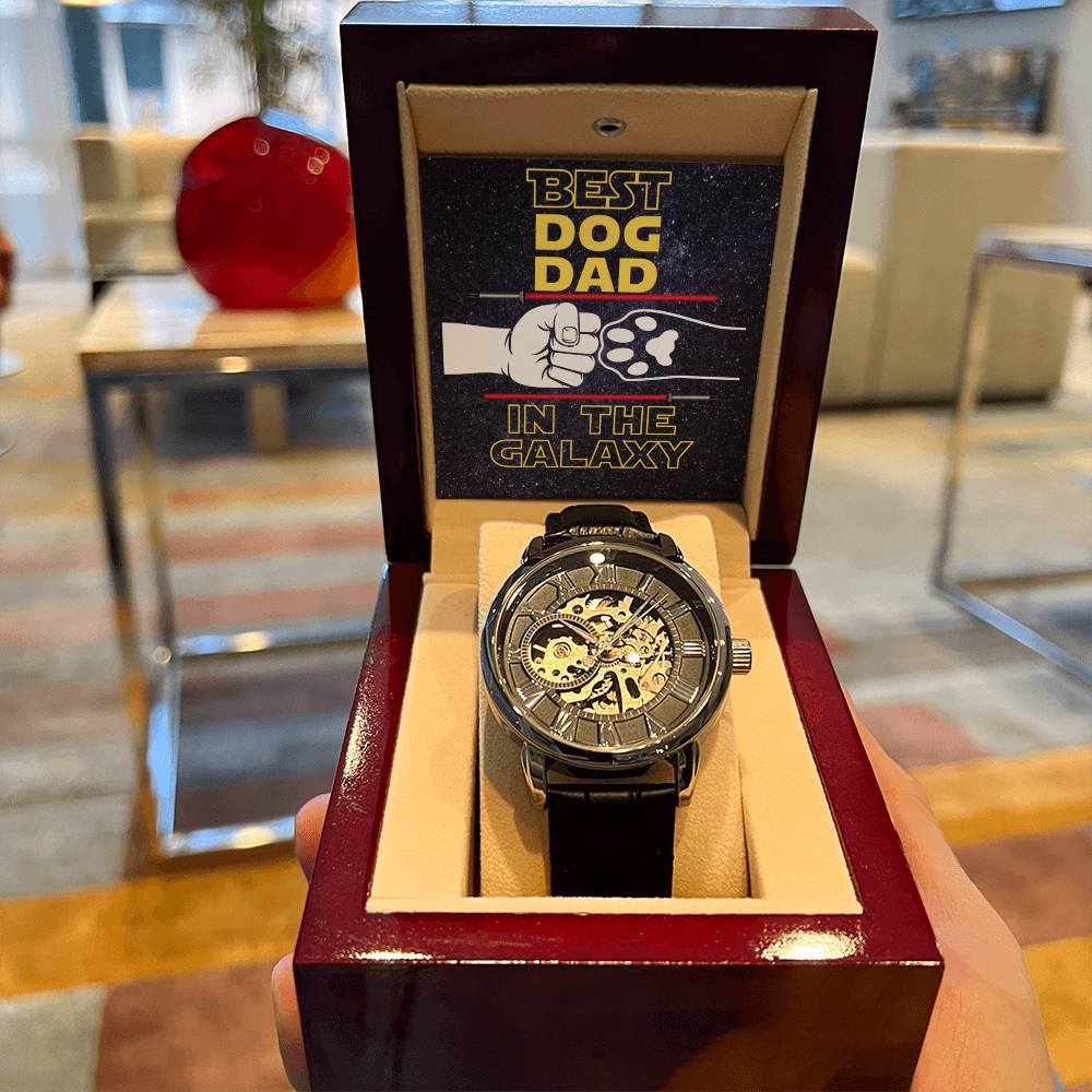 Best Dog Dad In The Galaxy - Fathers Day Gifts From Dog - Openwork Watch