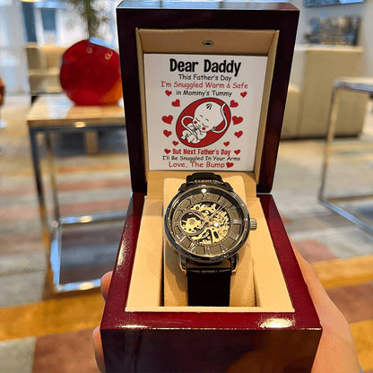 Dad To Be Openwork Watch