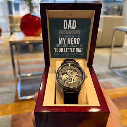 Dad You Will Always Be My Hero - Openwork Watch