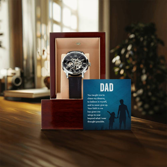 Unforgettable Love Father's Day Openwork Watches - You Gave Me Wings To Soar
