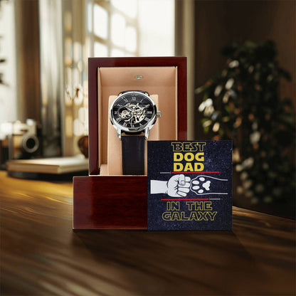 Best Dog Dad In The Galaxy - Fathers Day Gifts From Dog - Openwork Watch