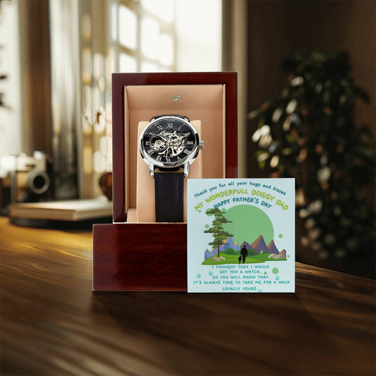 Doggy Dad Father's Day Special - Men's Openwork Watch