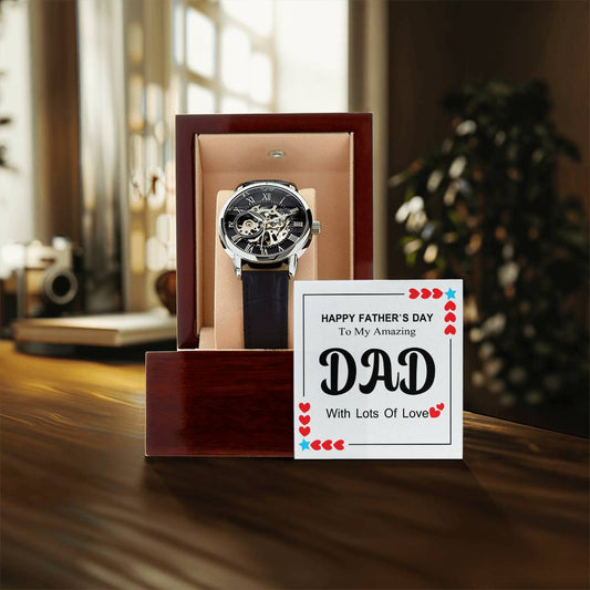 Father's Day Gift  Watch For Dad  Gift For Dad  Father Of The Bride Gift  Gift From Son  Gift From Daughter  Men Watch  To Dad