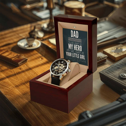 Dad You Will Always Be My Hero - Openwork Watch