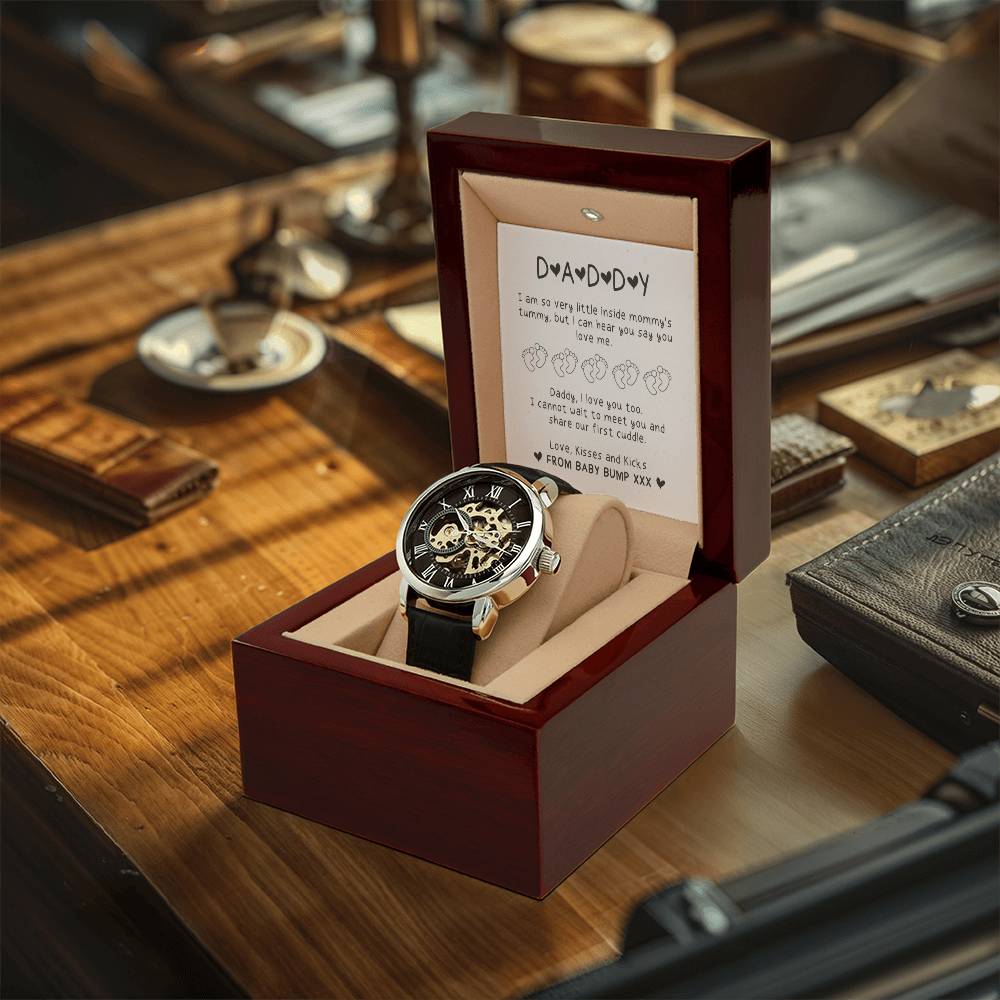Gift For Dads To Be From Baby Bump - Openwork Watch