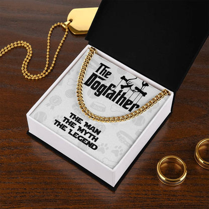 Dog Dad Jewelry For Him Necklace For Men Gifts For Dog Lovers Chains For Men Gifts For Boyfriend Link Chain Gifts From Cuban Link Chain