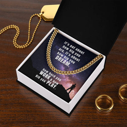 Gift For Colleague - Cuban Link Chain Necklace - Trending Now