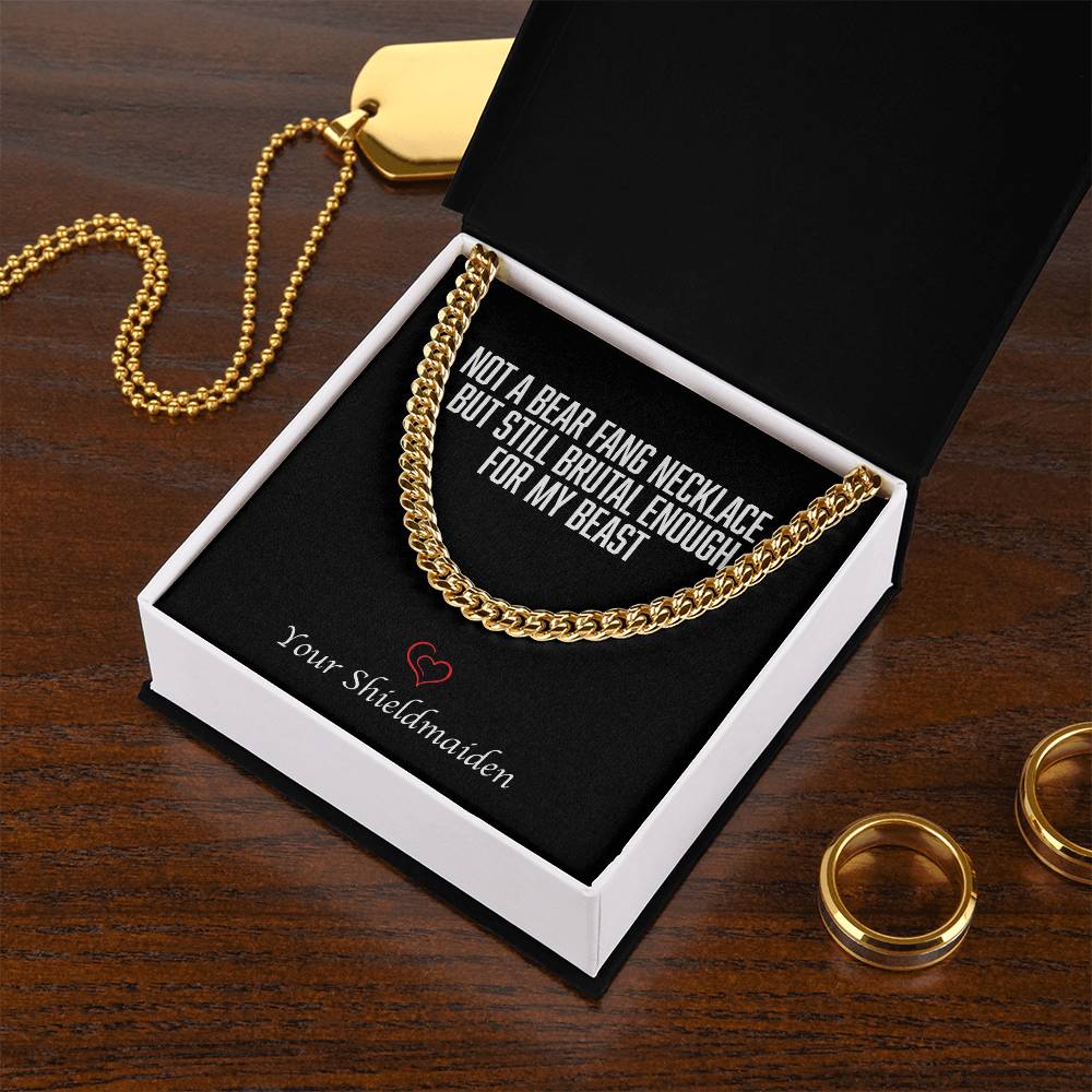 Boyfriend  Husband Gift Cuban Link Chain