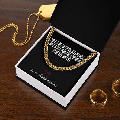 Boyfriend  Husband Gift Cuban Link Chain