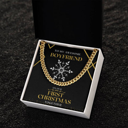 Chain Necklace To My Boyfriend On Our First Christmas Together Cuban Link Chain